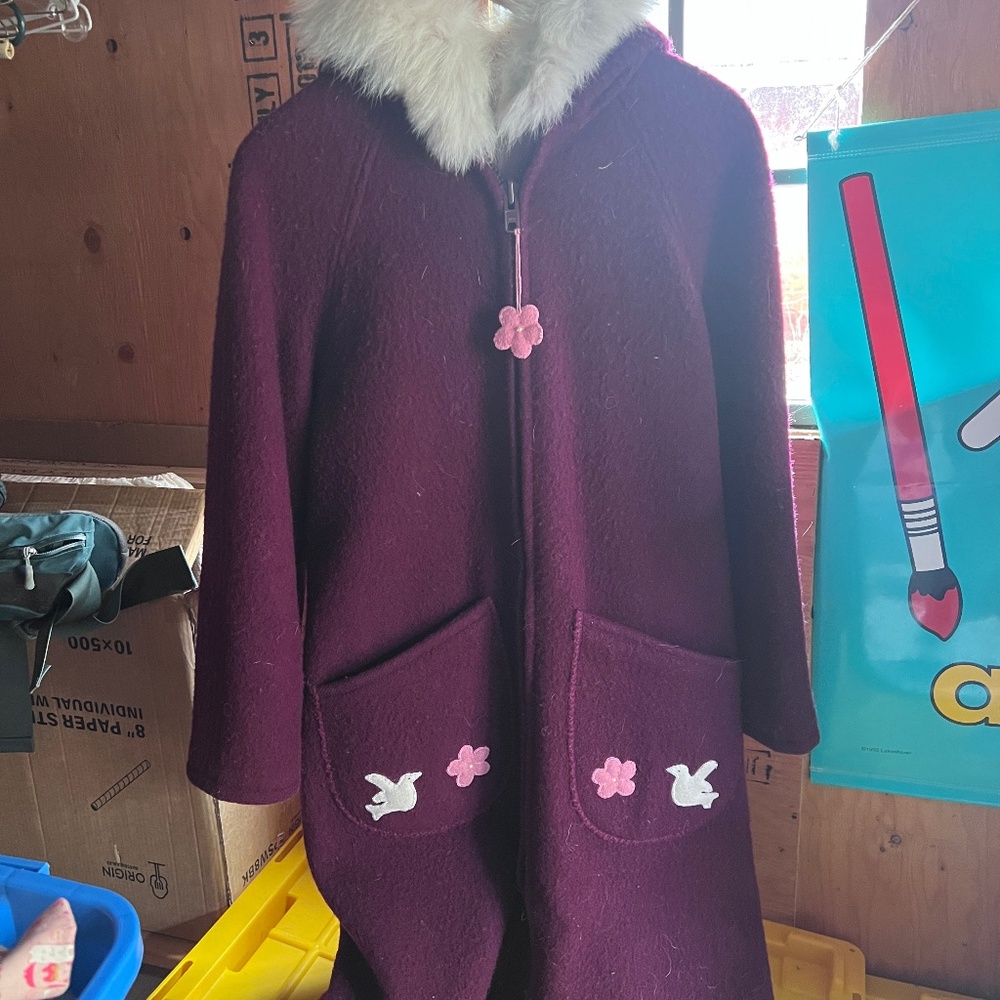 Handmade wool Parka